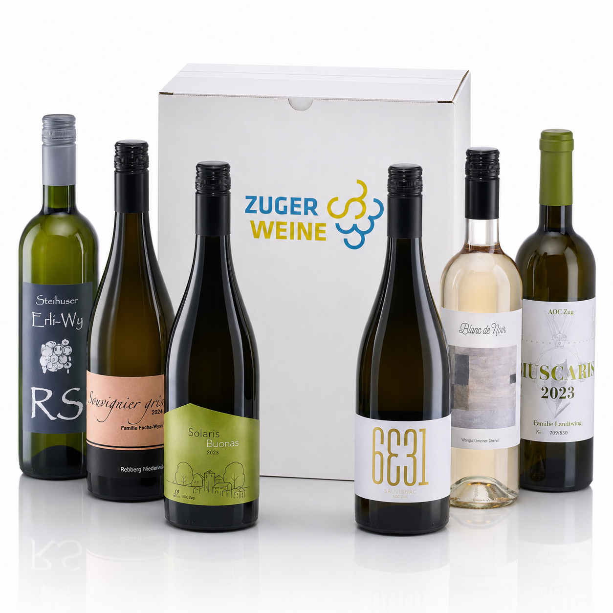 Zuger Weine Weiss 6 FL x 75cl assortiert